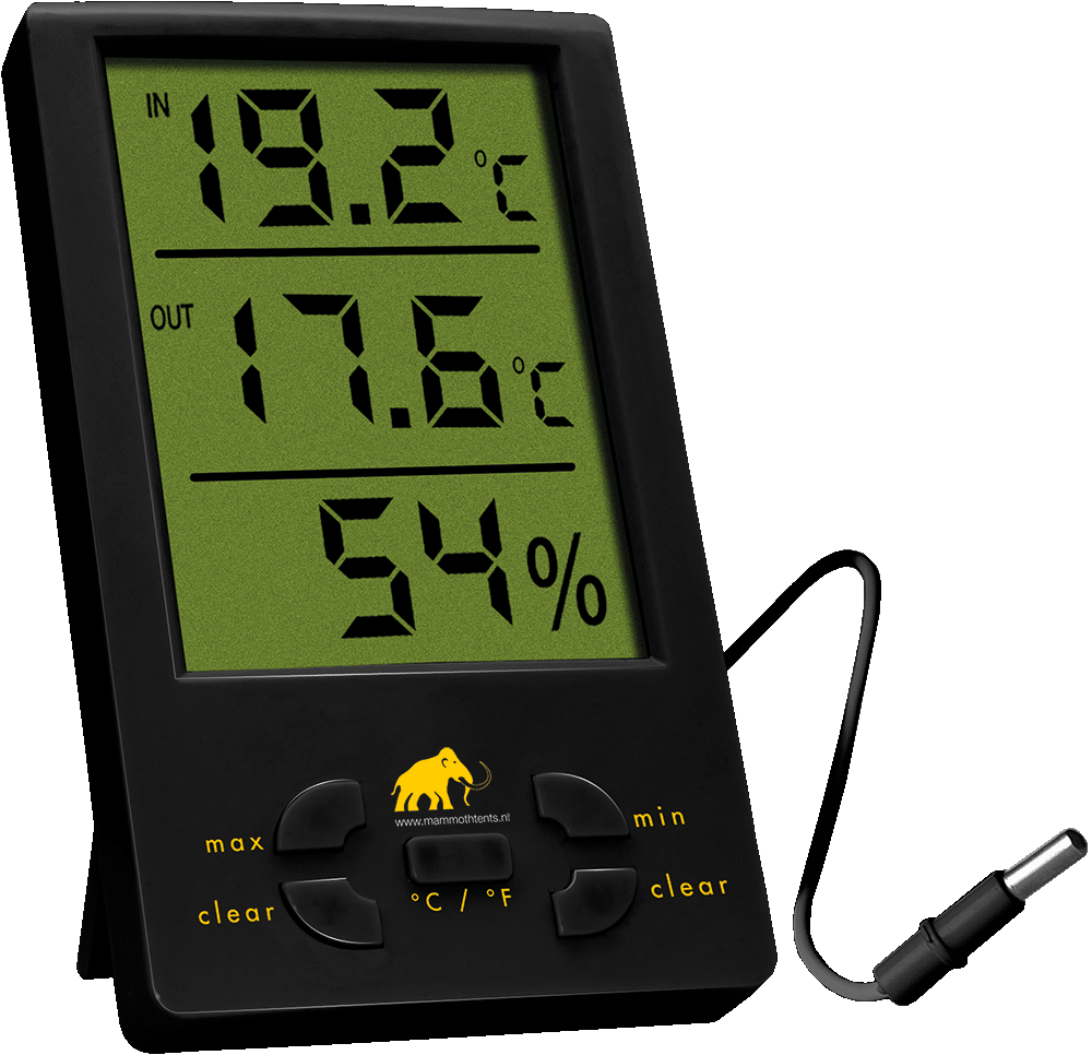 Mammoth Thermo/Hygrometer XXL Thermo & Hygrometer Klimatechnik